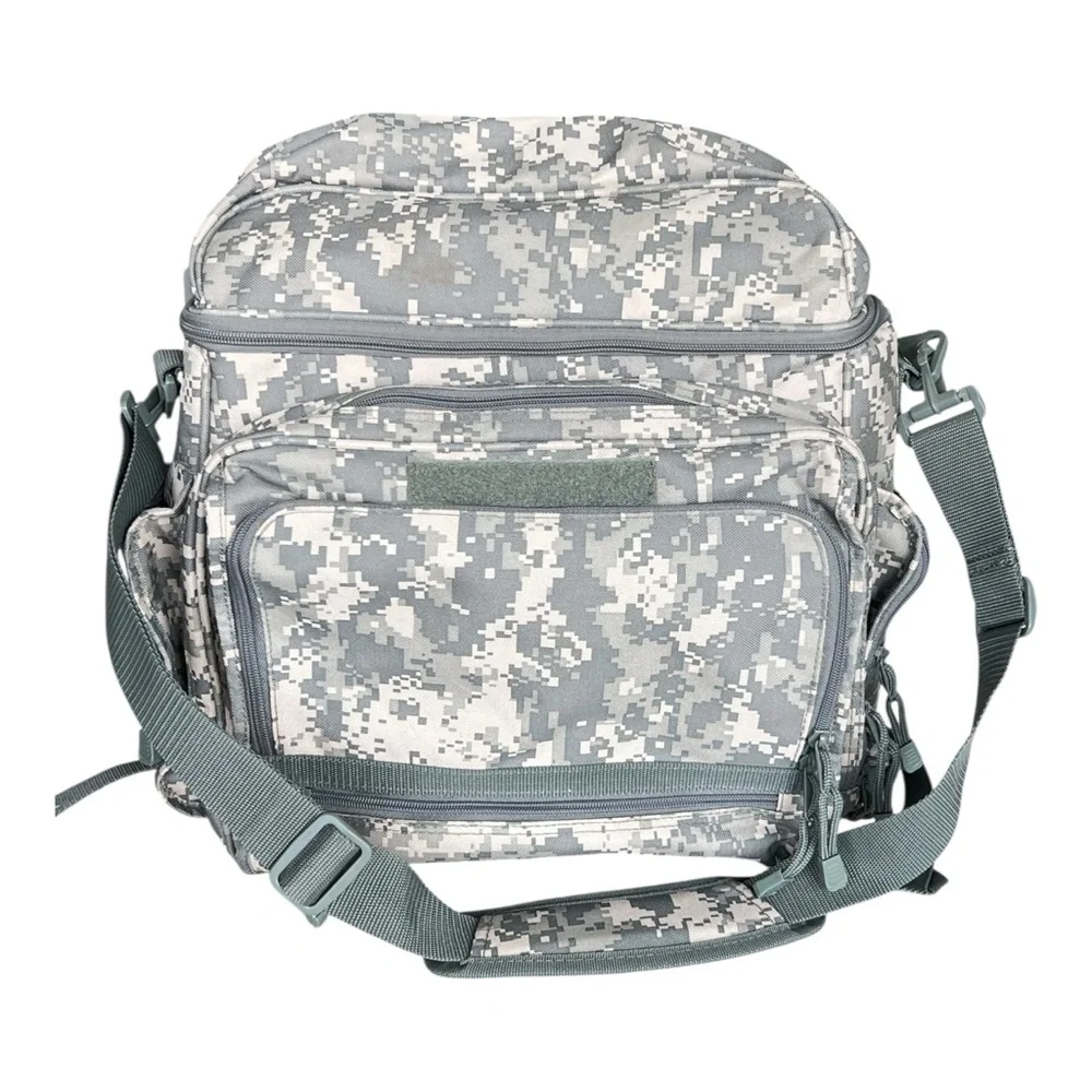 Tactical ACU Digital Camo Messenger Backpack - Multi-Pocket Range Bag